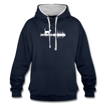 Musik LK Hoodie - DJ Katze Frequenz Musik Bass