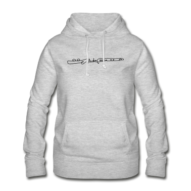 Musik LK Hoodie - one line c flute