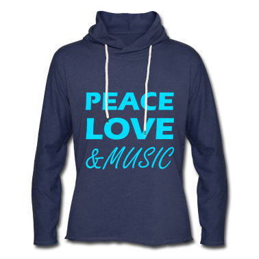 Musik LK Hoodie - Peace Love & Music