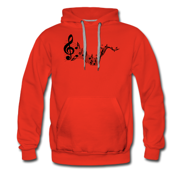 Musik LK Hoodie - Musik Noten Fluss Geschenk Idee Musiker