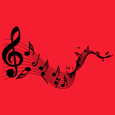 Motiv Musik Noten Fluss Geschenk Idee Musiker