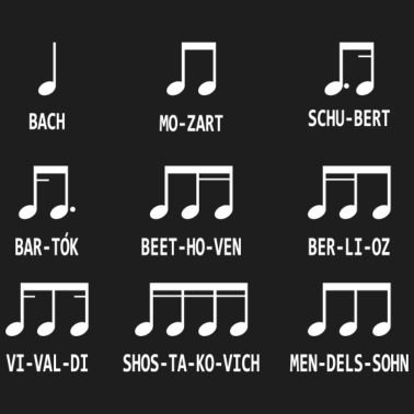 Motiv Musik Noten Komponisten