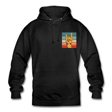 Musik LK Hoodie - Rockmusik Rocker Symbol Retro Vintage Zeichen