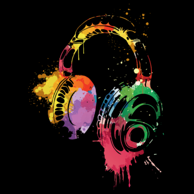 Motiv Musik-Kopfhörer, Musiker, Musik-Geschenk