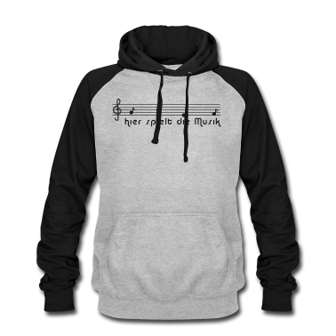 Musik LK Hoodie - hier spielt die musik
