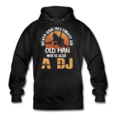 Musik LK Hoodie - Unterschätze niemals einen alten Mann, DJ Geschenk