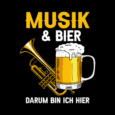 Motiv Musik Und Bier Musiker Kapelle Blasmusik Trompete