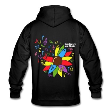 Musik LK Hoodie - Blume Sonnenblume Musik Musiker Gärtnerin Gärtner