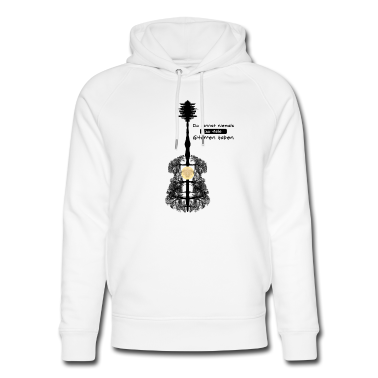 Musik LK Hoodie - Gitarre aus Bäumen - Musiker Geschenk Gitarrist