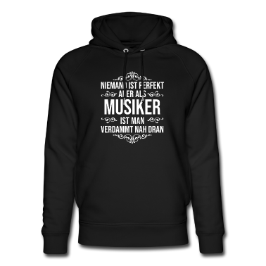 Musik LK Hoodie - Musiker Noten Musik Spruch Niemand ist perfekt