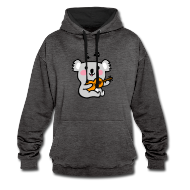 Musik LK Hoodie - Netter Cartoon-Koala, der Gitarre spielt
