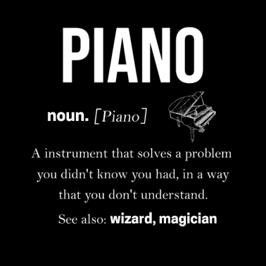 Motiv Klavier Piano Musik Geschenk Flügel Digitalpiano