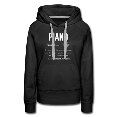 Musik LK Hoodie - Klavier Piano Musik Geschenk Flügel Digitalpiano