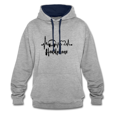 Musik LK Hoodie - Kopfhörer-Herzschlag-Musiker-Musikfreund