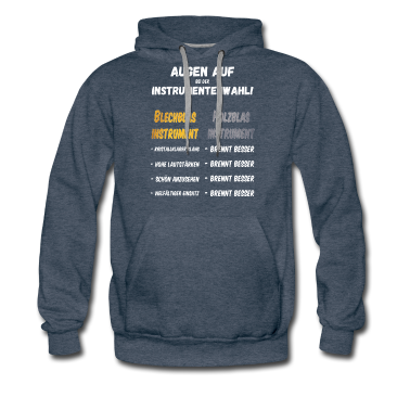Musik LK Hoodie - Augen auf bei der Instrumentenwahl! - Musiker