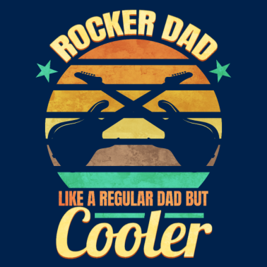Motiv Rocker Dad - Musiker Gitarren Geschenk Vatertag