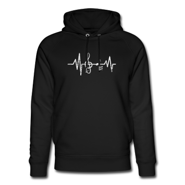 Musik LK Hoodie - Musik Violinschlüssel Herzschlag