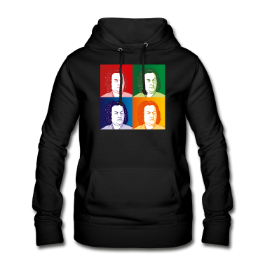 Musik LK Hoodie - Johann Sebastian Bach im Cartoon Style