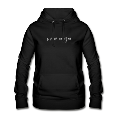 Musik LK Hoodie - Musik Musiker Herzschlag Musiknoten Geschenk