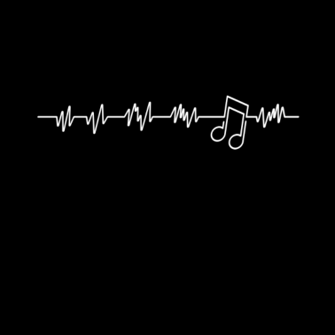 Motiv Musik Musiker Herzschlag Musiknoten Geschenk