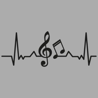 Motiv Musik Herzschlag EKG