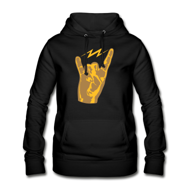 Musik LK Hoodie - hand finger heavy metal hard rock konzert musik pa