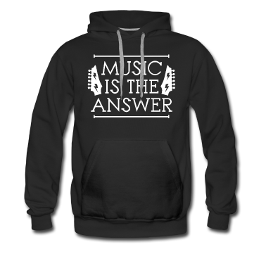 Musik LK Hoodie - Musik ist die Antwort