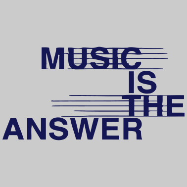 Motiv MUSIK IST DIE ANTWORT