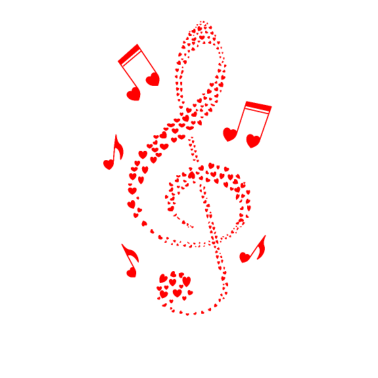 Motiv Musik Musiknote Notenschlüssel Musiker Herz