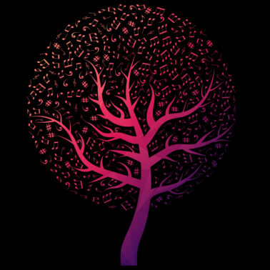 Motiv Musik Baum