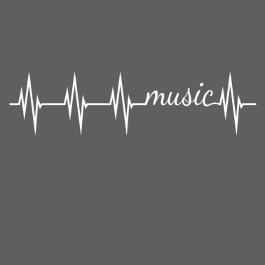 Motiv I love music - mein Herz schlägt für Musik