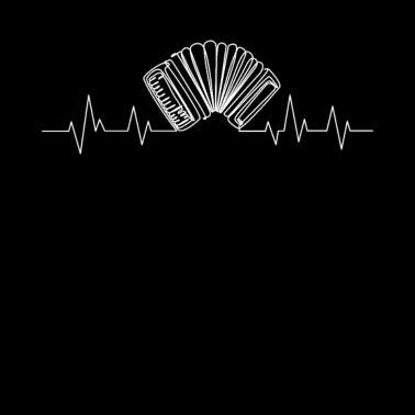 Motiv Akkordeon Herzschlag Ziehharmonika Musiker