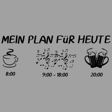 Motiv MEIN PLAN FüR HEUTE Musik