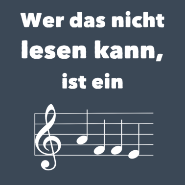 Motiv Wer das nicht lesen kann ist ein Affe Musik!
