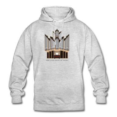 Musik LK Hoodie - Orgel Illustration- Musik - Kirche