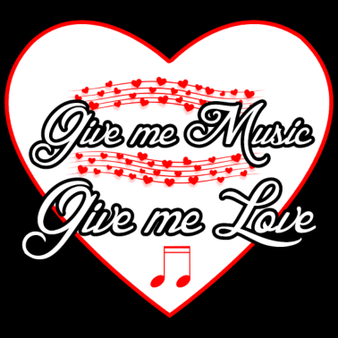 Motiv Musik Liebe Musiker Musical Spruch