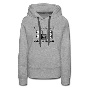Musik LK Hoodie - Ich höre keine Musik, Ich bin die Musik!