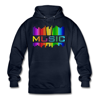 Musik LK Hoodie - Music Musik Equalizer Regenbogen bunte Welt tanzen