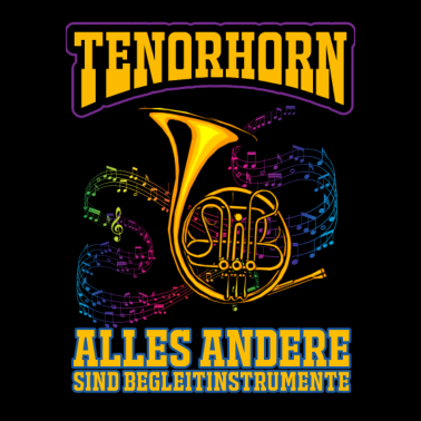 Motiv Musik Tenorhorn als Geschenk und Idee Instrument