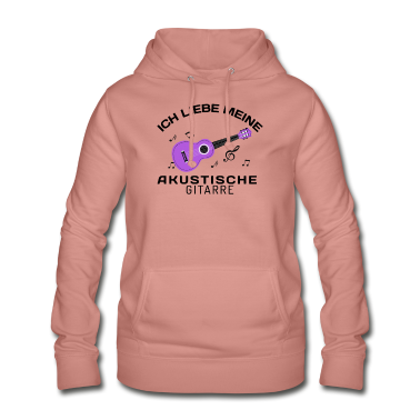 Musik LK Hoodie - CIh liebe meine Akkustische Gitarre Design