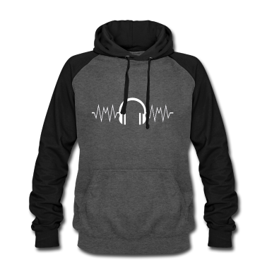 Musik LK Hoodie - Musik Kopfhörer Herzschlag