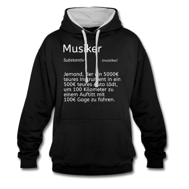 Musik LK Hoodie - Musiker Wörterbuch