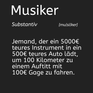 Motiv Musiker Wörterbuch