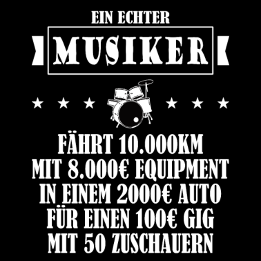 Motiv Echter Musiker Konzert Musik Live Hobby Geschenk