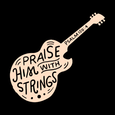 Motiv Kirchenmusiker Gitarre Musik Kirche Chor Geschenk