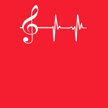 Motiv herzschlag musik Note Herzlinie Notenschlüssel