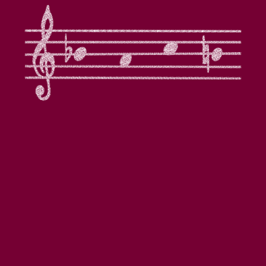 Motiv B-A-C-H Motiv als Musiknoten Johann Sebastion Bach