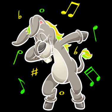 Motiv Esel Musik Musikschule Pferd Musiker