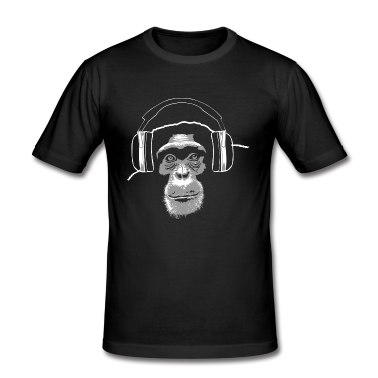 Musik LK T-Shirt - Schimpanse - Chimpanzee - Music