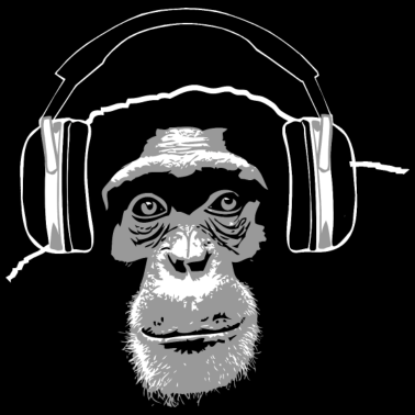 Motiv Schimpanse - Chimpanzee - Music
